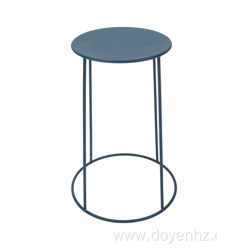 Metal Stackable Round Side Table(H63CM)